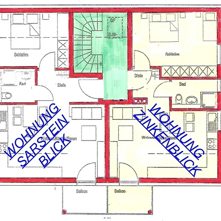 아파트 Jasmin Ausgezeichnet Mit 4 Kristallen - Fw Zinkenblick 바트 미테른도르프